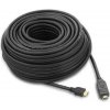PremiumCord HDMI High Speed s Ether., So zosilňovačom, 25m, AWG26, 3xstínění, M / M, pozlátené konektory kphdmer25