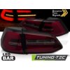 Tuning-tec Zadné LED svetlá RED SMOKE SEQ pasuje na VW GOLF 7 13-17 SW