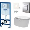 Cenovo zvýhodnený závesný WC set Grohe do ľahkých stien / predstenová montáž + WC SAT Brevis SIKOGRSBR1S