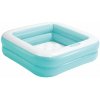 Intex 57100 Nafukovací bazén štvorcový 86 x 86 x 25 cm, modrý
