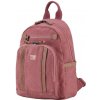 Značkový malý mestský batoh tehlovo ružový (GTB807)