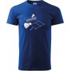Bedminton - ihrisko - Tričko extra veľké (5-8XL) - 5XL ( Kráľovská modrá )