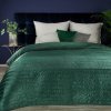 Eurofirany přehoz na postel FRIDA 2 tmavo zelená 220 x 240 cm