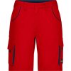 James & Nicholson Kraťasy JN 872 Color COT020872881o1-red/navy 56 Červená/navy