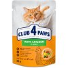 CLUB 4 PAWS Premium s kuracím mäsom v omáčke pre mačky od 7 rokov 85 g (4972)