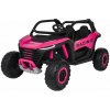 JOKO Elektrické autíčko Buggy RACING Road 2000 4x4, 4x120W, 24V, kožené sedadlo, penové kolesá, ružové