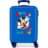 JOUMMABAGS ABS Cestovný kufor Mickey Circle blue ABS plast, 55x38x20 cm, objem 34 l