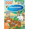 Jiri Models Omaľovánky A4 so samolepkami Zoo
