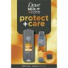 Dove Men+Care Sandalwood & Vanilla sprchový gél 3v1 400 ml + Dove Men+Care Advanced osviežujúci dezodorant pre mužov 150 ml + Dove Men+Care Wallet peňaženka pre mužov
