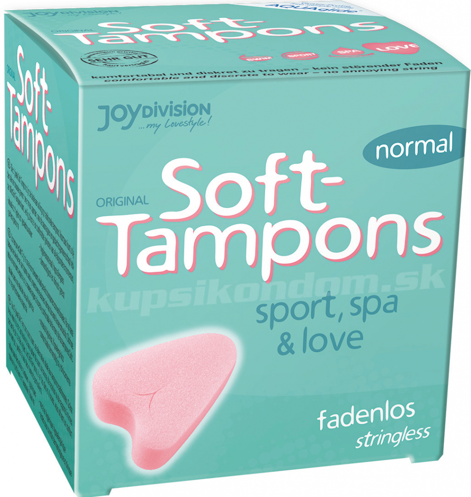 Joydivision Tampóny Soft Tampons 3 ks od 2,25 € - Heureka.sk