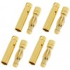 GForce Konektor zlacený 4.0mm dlouhý 4 páry GF-1000-003