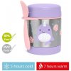 SKIP HOP Zoo Termoska na jedlo s lyžičko/vidličkou Narval 325 ml, 3r+