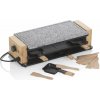 Raclette/Stone Bedretto Granite black 8 osôb 49,0x20,5x12,5cm KL-16626