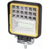 LED reflektor Verk 12244 Pracovné svetlo hranaté 42 LED, 126 W, IP67