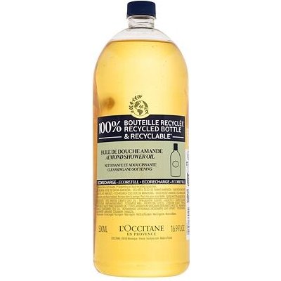 L'Occitane Almond (Amande) Shower Oil Ecorefill 500 ml sprchový olej náplň pro ženy