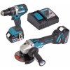 Makita DLX2210TJ1 Aku sada DGA506+DHP484 Li-ion LXT 18V (2x5,0Ah+DC18RC+MAKPAC)