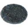 Najkoberce Love shaggy čierny/braz 120 cm kruh 120 cm kruh