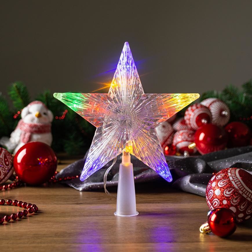 MagicHome Hviezda Vianoce 10 LED farebná 2xAA