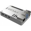 EDATEC Hliníkový box s pasívnym chladičom pre Raspberry Pi 5, strieborný (ED-PiCase-BS)