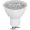Žiarovka LED PRO GU10 6,5W, 4000K, 450lm, 110° VT-247 (V-TAC)