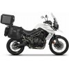 SHAD Kompletná sada sedlových brašní SHAD TERRA TR40 adventure a hliníkového kufra SHAD TERRA BLACK 55L, vrátane montážnej sady SHAD TRIUMPH Tiger 800