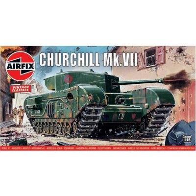 AIRFIX Classic Kit VINTAGE tank A01304V Churchill Mk.VII 30-A01304V 1:76