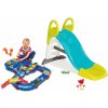 Smoby set šmykľavka Toboggan KS s dĺžkou 150 cm a vodná dráha AquaPlay MegaBridge s priehradou a mostom 310269-17