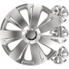 Puklice Energy 14” strieborná sada 4ks COLOR BOX VERSACO