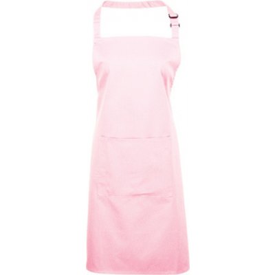 Premier Workwear Pracovná zástera za krk s vreckom PR154 Pink Pantone 1895 72 x 86 cm