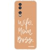 Picasee silikonový průhledný obal pro Honor 70 - Boss Mama