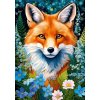 Cherry Pazzi - Puzzle Červená líška v kvetoch - 1000 dielov