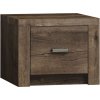 Nočný stolík, jaseň tmavý, INFINITY I-24