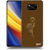 Picasee ULTIMATE CASE pro Xiaomi Poco X3 Pro - Brown flowers