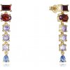 Viceroy Trendy pozlátené náušnice so zirkónmi Elegant 9100E100-39