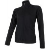 SENSOR MERINO UPPER dámská mikina celozip černá - L