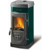 NORDICA Super Junior zelená - krbová kamna, výkon 2 - 8 kW, ocel, zelený smalt