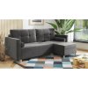 Rohová rozkladacia sedačka HARALD tmavosivá - MONOLITH 92