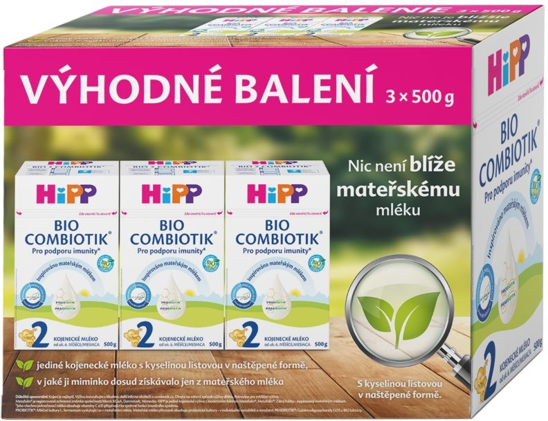 Hipp 2 Combiotik BIO 3 x 500 g od 42,7 € - Heureka.sk