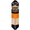 NOSTALGIC ART teplomer HARLEY-DAVIDSON GARAGE black/orange