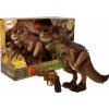 Vodní parní pistole LeanToys Pohyblivý dinosaurus Tyrannosaurus Zvuk Světle žlutá