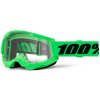 STRATA 2 NEW, 100% brýle neon zelené, čiré plexi