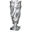 Krištáľová váza na nohe, Bohemia Treasury, FLAMENCO, 38 cm