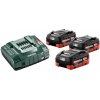 METABO aku set baterií 3 x 5.5Ah LIHD + nabíječka ASC 145 685074000