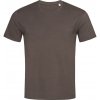 Tričko STEDMAN Relax Crew Neck, Dark Chocolate hnedá, 2XL