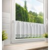 EUROFIRANY KRÁTKA ZÁCLONA NA PÁSKE CLARIE 150X30 CM BIELA