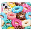 Flipové puzdro iSaprio - Donuts Pattern 02 - iPhone 14 Plus