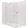 CERANO - Sprchová zástena Medin L/P - chróm, transparentné sklo - 120x195 cm - dvojdielna posuvná, CER-CER-477988