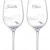 Dekorant Svadobné poháre na červené víno Romance s kamienkami Swarovski 330ml 2KS