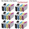 Balenie 5x Sada + 1x Sada HP 364XL - kompatibilný