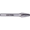 Extol industrial Fréza karbidová, kulatý oblouk, pr.10x20mm/stopka 6mm,sek střední (double-cut)